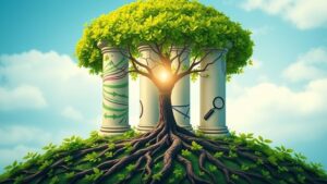 Dividend Investing, Stock Market, Passive Income, Reinvestment, Wealth Building - Visual representation of long-term investment strategies.