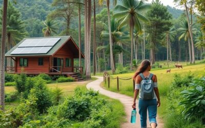7 Powerful Ways to Travel Sustainably & Reduce Your Carbon Footprint Travel, Eco-Friendly Accommodations, Sustainable Transportation, Respect Wildlife, Responsible Consumption