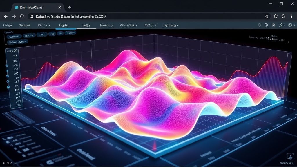 WebGPU vs WebGL API structure comparison diagram for interactive 3D data rendering in browsers