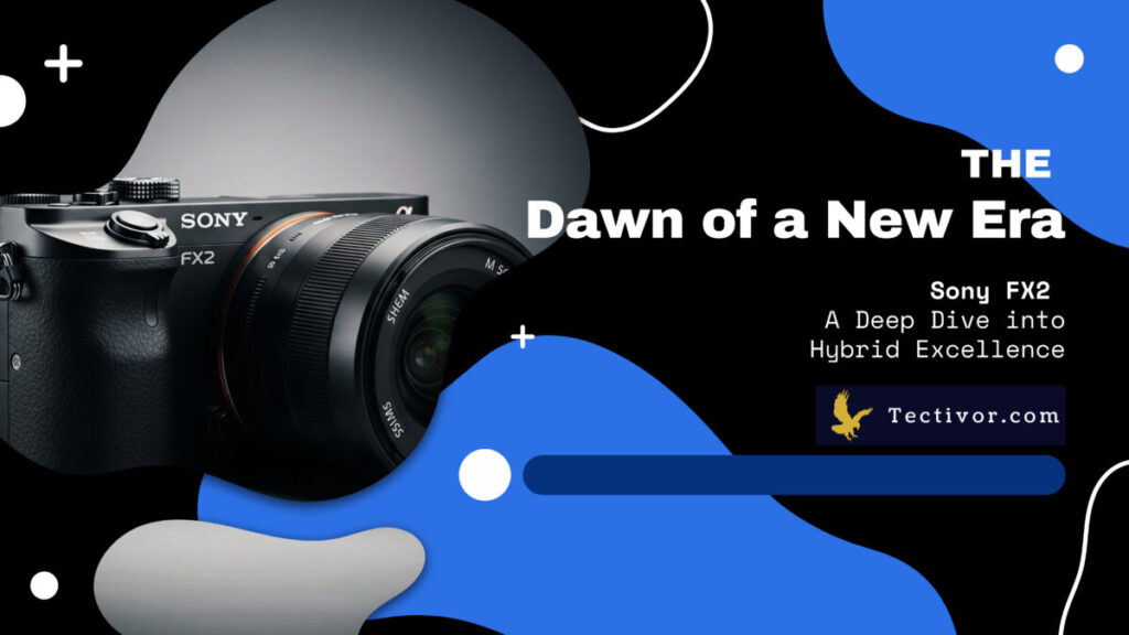 Sony FX2 full-frame hybrid camera in a cinematic setting, emphasizing its compact design.